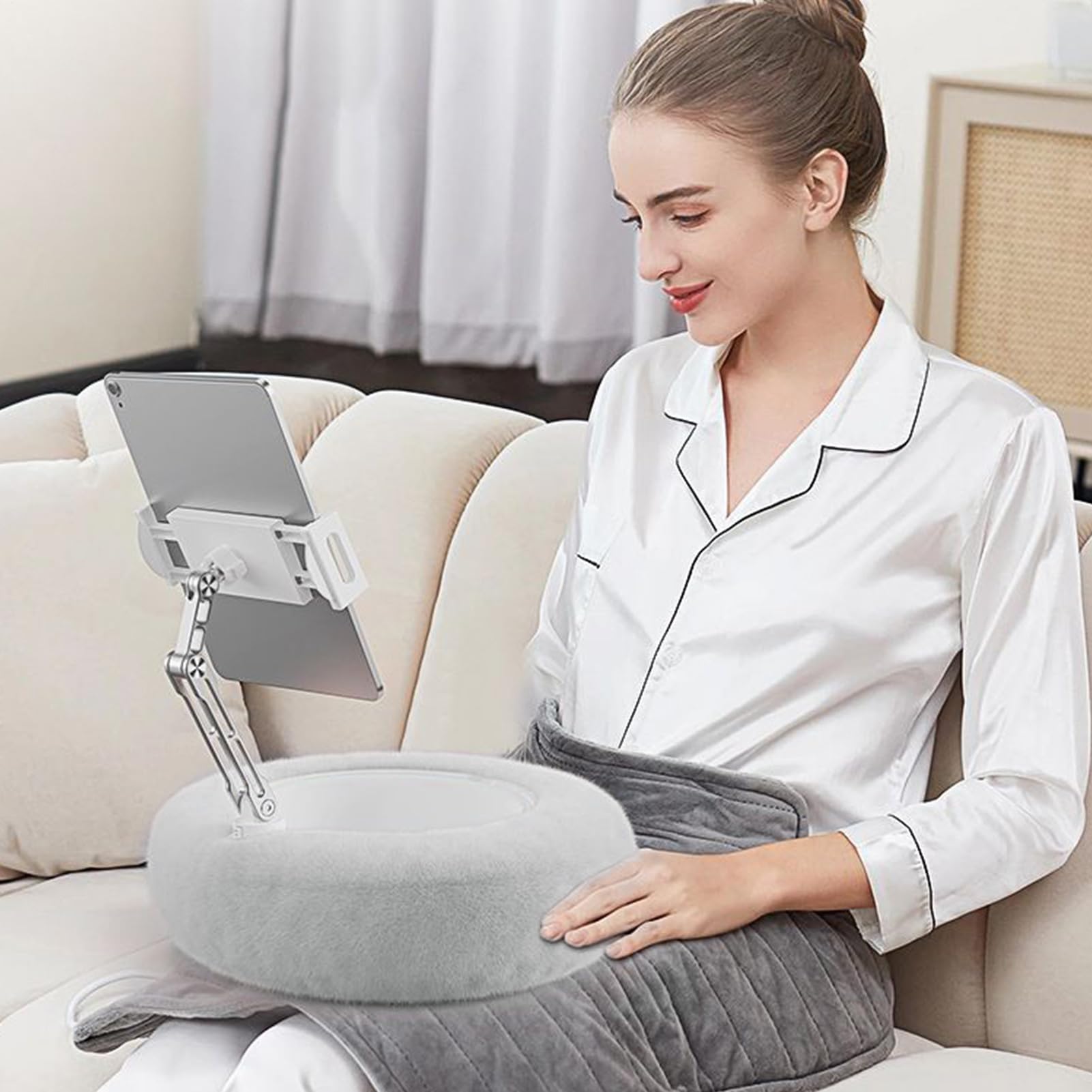 Supporto Cuscino per Telefono Supporto Telefono Da | Supporto Orientabile Anti-Scoramento per Tablet Cellulare su Letti Scrivanie