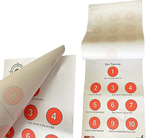 Miniatura 5 de Objetivos de papel para paquete de campo de tiro, papel de tiro de práctica para campo de armas, pistola, rifle, objetivos de juego de pistola, alta