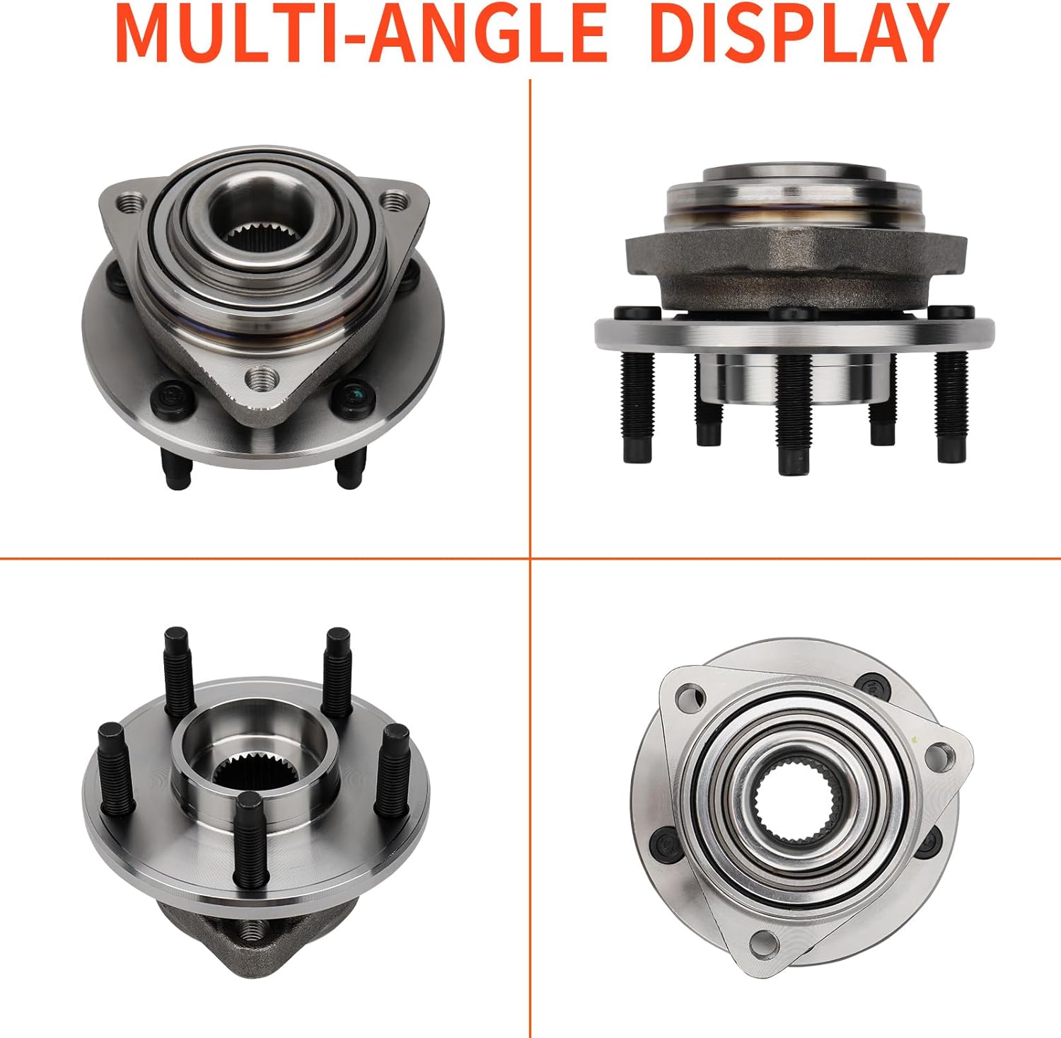 DRIVESTAR 513215 HA590071 Front Wheel Hub & Bearing Assembly Left/Right 2004 05 06 07 for Chevrolet Malibu Non-ABS Models, 2005 06 07 for Pontiac G6 W/O ABS