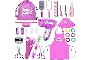 Gifts2U Hair Salon Toys for Girls, 26 Pcs Salon Kit for Kids