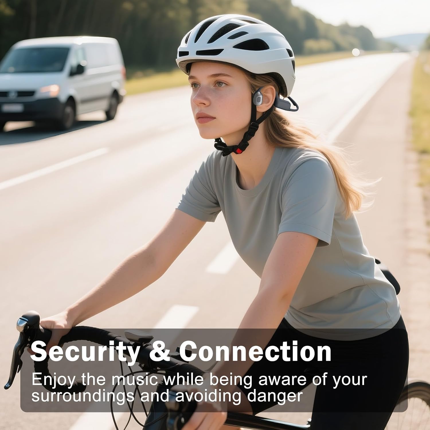 Swimming Bone Conduction Headphones with Night Safety Light, IP68 Waterproof 32G MP3 Memory, Soft Silicone Underwater Headphones,Submersible Sport Earbuds/Earphone for Swimming Diving-Platinum Silver - Image 7