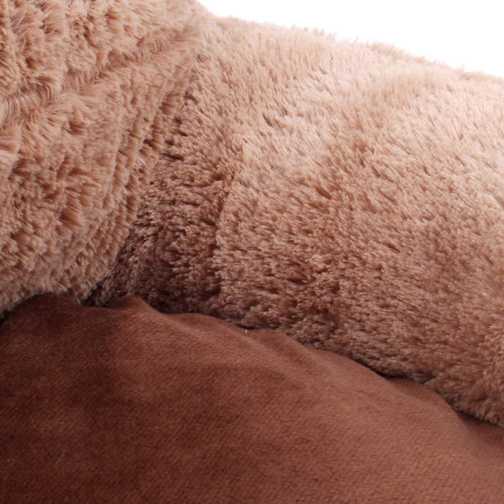 ITODA Hundeschlafplatz Rutschfestes Hundebett Hundesofa Extra Weich Haustierbett Warme Hundematratze Haustier Schlafplatz Abwaschbares Katzenbett Rund Hundematte Tierbett für Kleine/Mittlere Hunde