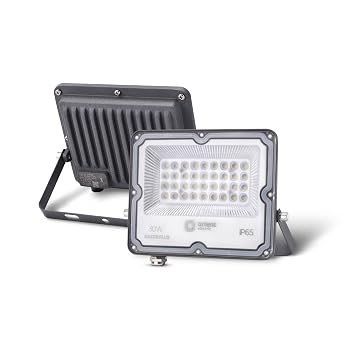 Orient Electric Razor Plus 30 W LED Flood Light | IP65 Waterproof Outdoor Light with Lens Design | 5kV Surge Protection, 440V Compatible | Wide Angle Beam, Ultra Slim Design | Warm White - Pack of 1