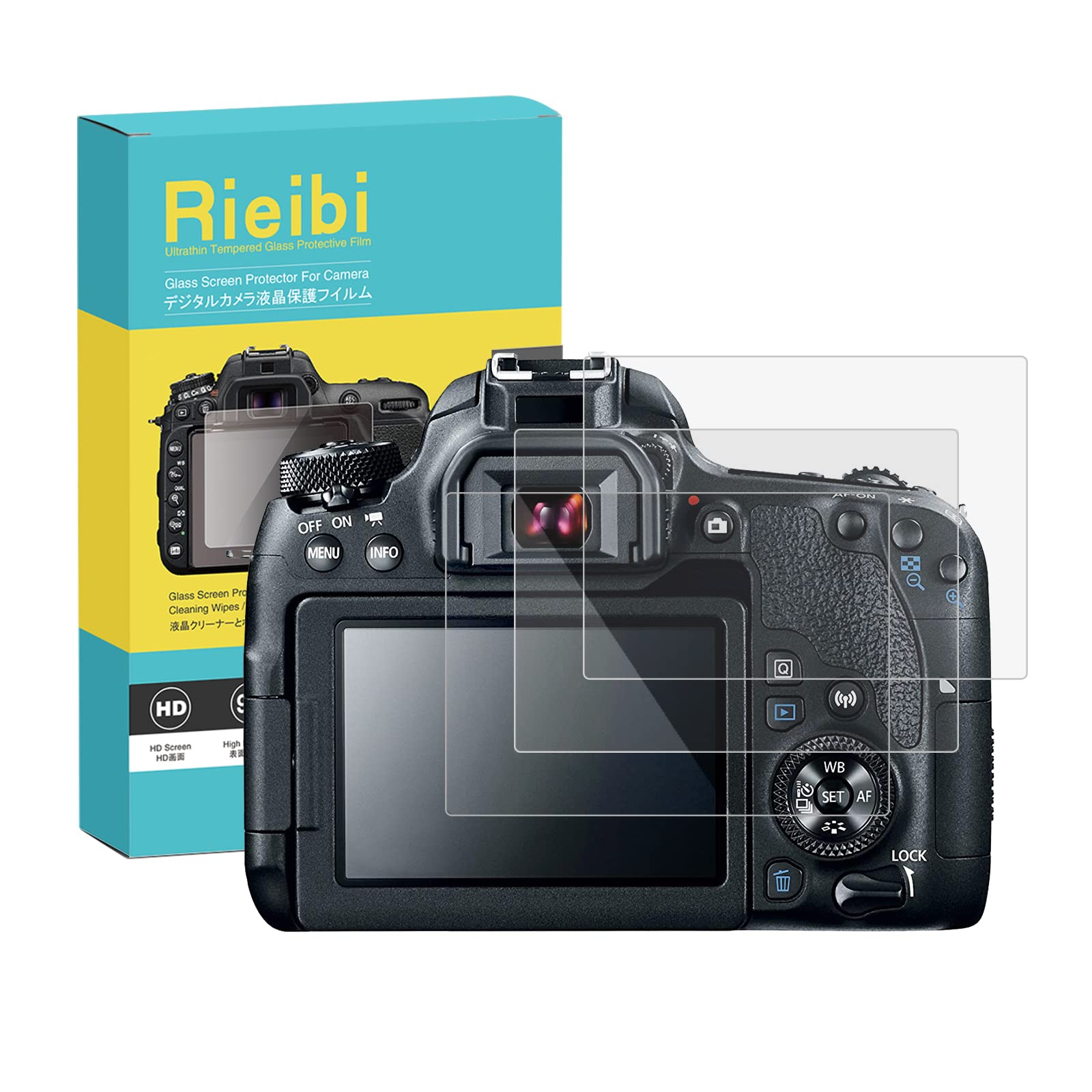 Amazon | Rieibi Canon EOS 9000D液晶保護フィルム、Canon EOS9000D