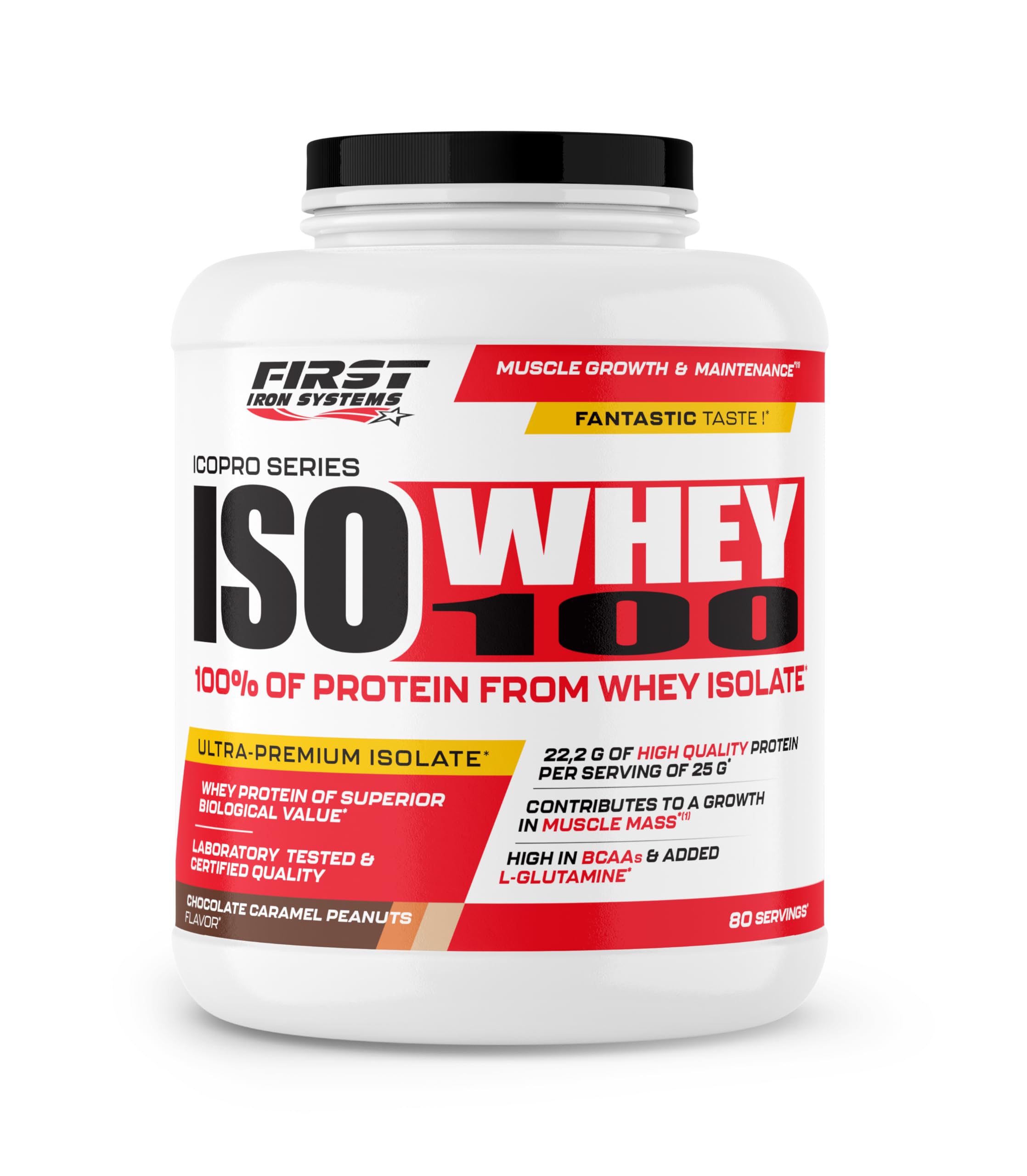Iso Whey 100 2000g (Chocolat caramel cacahuetes)
