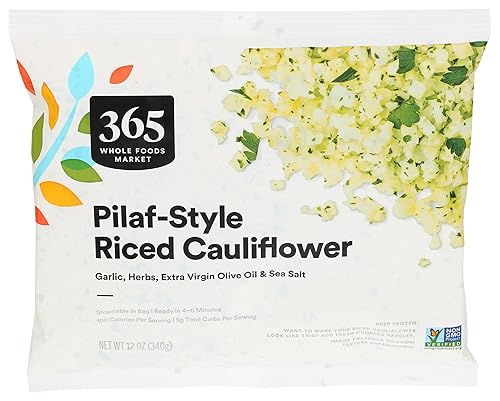 365 by Whole Foods Market Hierba de ajo estilo pilaf arroz coliflor 12 onzas
