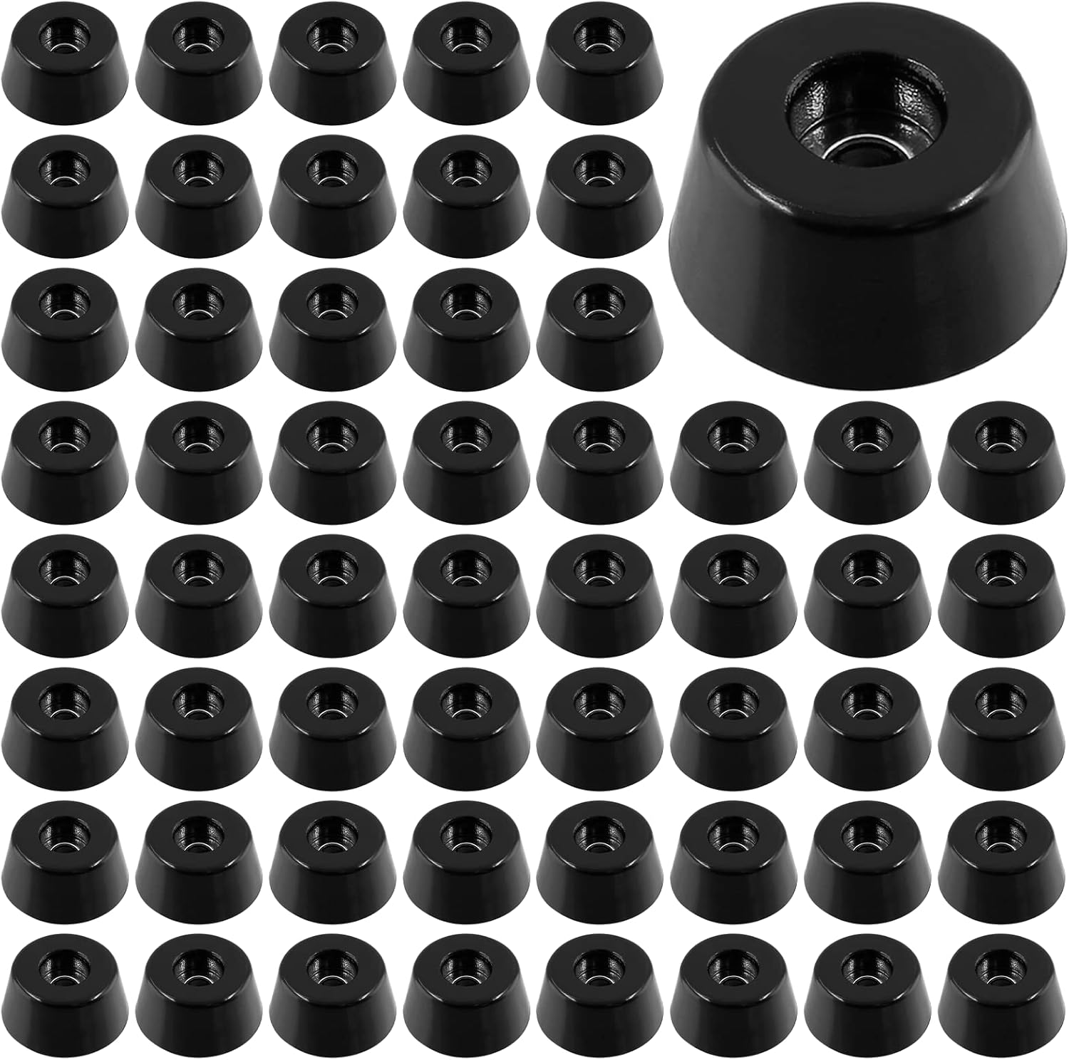 Litoexpe 120 Pieces Soft Cutting Board Rubber Feet with 304