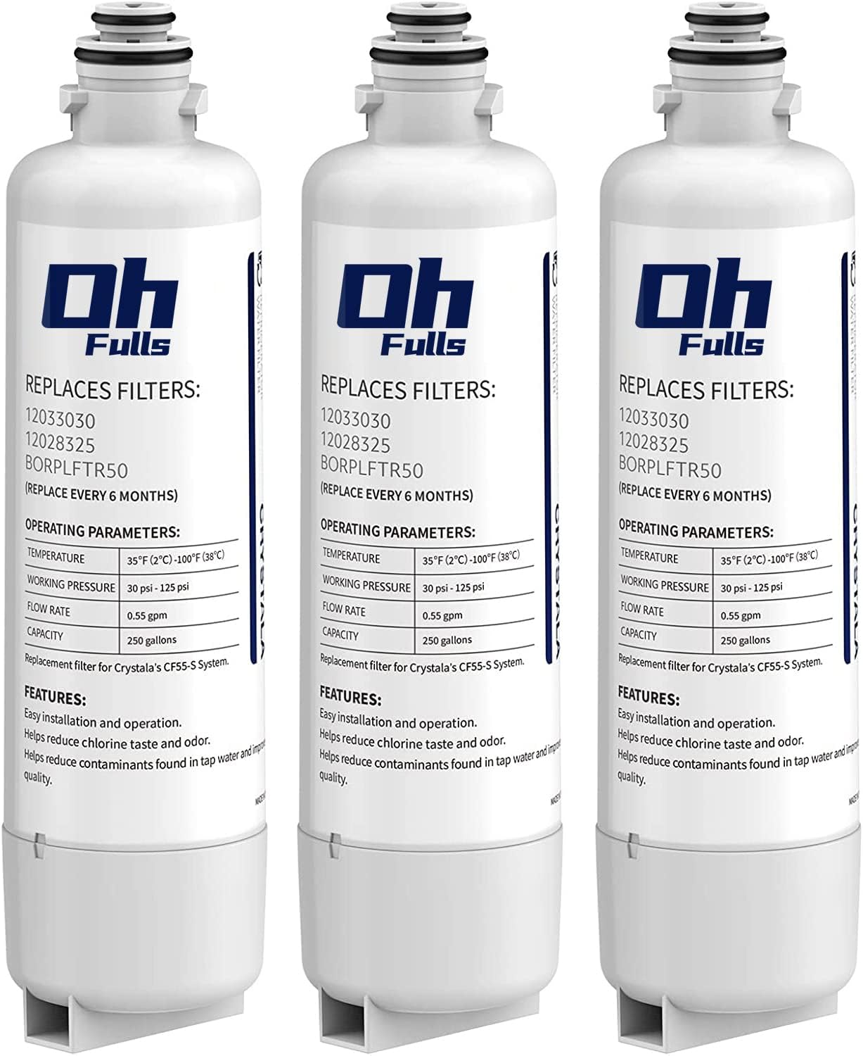 Ohfulls Filters BORPLFTR50 Replacement for Bosch Ultra Clarity Pro