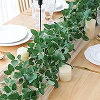 Vista 73 de Mizii 2 Strands Artificial Maples Vines Garland 79" Fake Vine Silk Maple Leaves Faux Hanging Fall Garland for Fall Decor Thanksgiving Porch Mantle