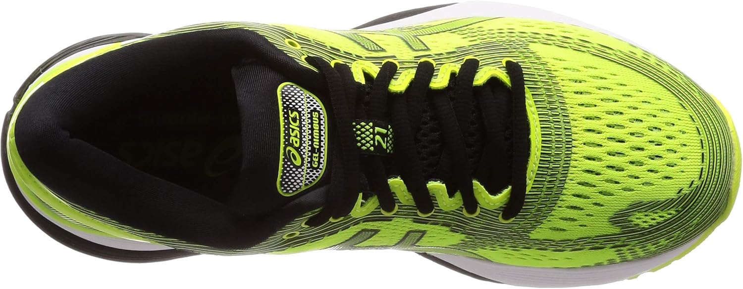 ASICS Men's Running Shoes, Safety Yellow/Black, 6.5 UK