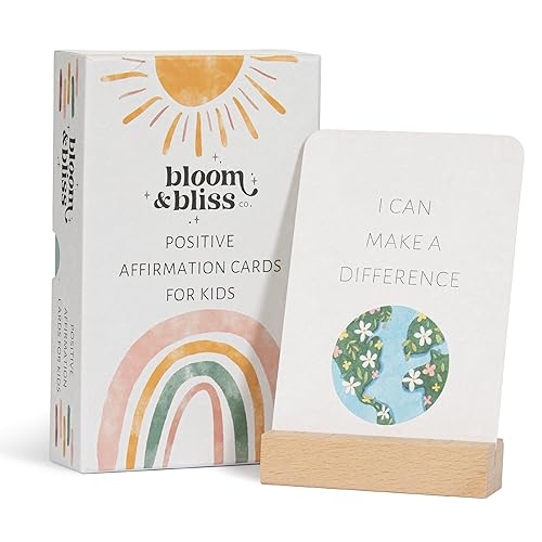 Positive Affirmation Cards for Kids and Grandkids - 50 Inspirational