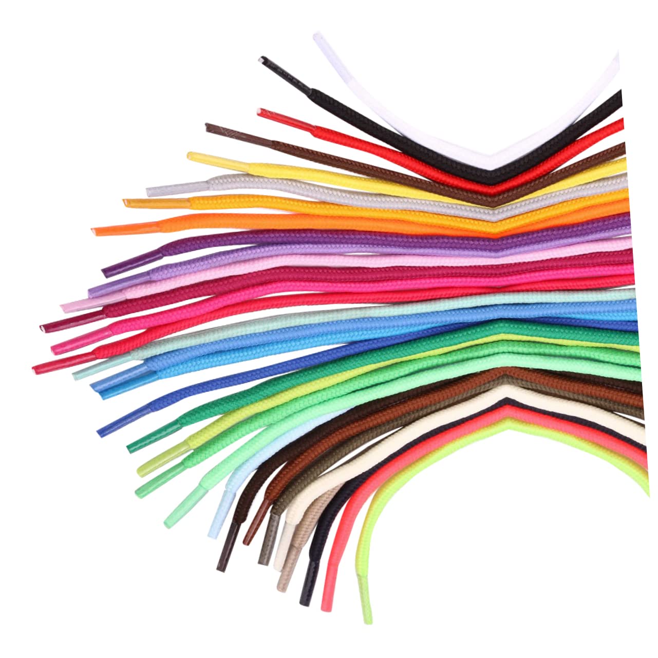 SHERCHPRY Cordones Deportivos Cordones Elásticos Para Zapatos Cordones De Zapatos Negros Delgados Cordones De Zapatos Redondos Zapatilla De Deporte Zapatos Atléticos De Encaje