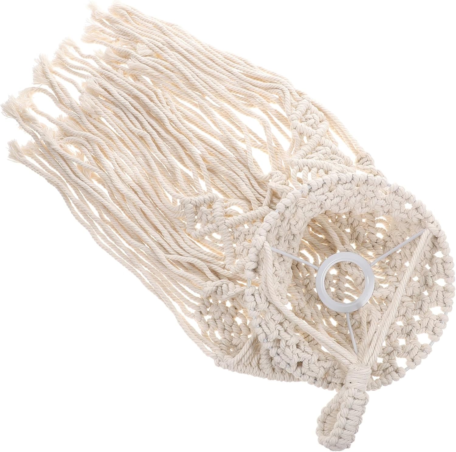 Levemolo Bohemian Macrame Lampshade Woven Ceiling Light Cover for Home Decor Soft Ambient Lighting for Living Rooms Hotels and Studies