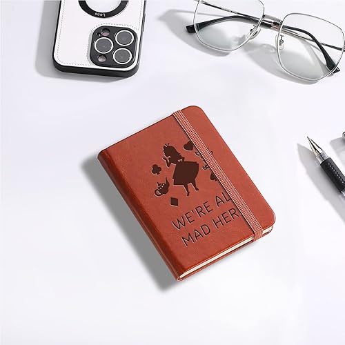 Miniatura 3 de Cuaderno de cuero de Alicia en el país de las maravillas Always Remember You're Braver Than You Believe, cuaderno de cuero, regalo de cumpleaños,