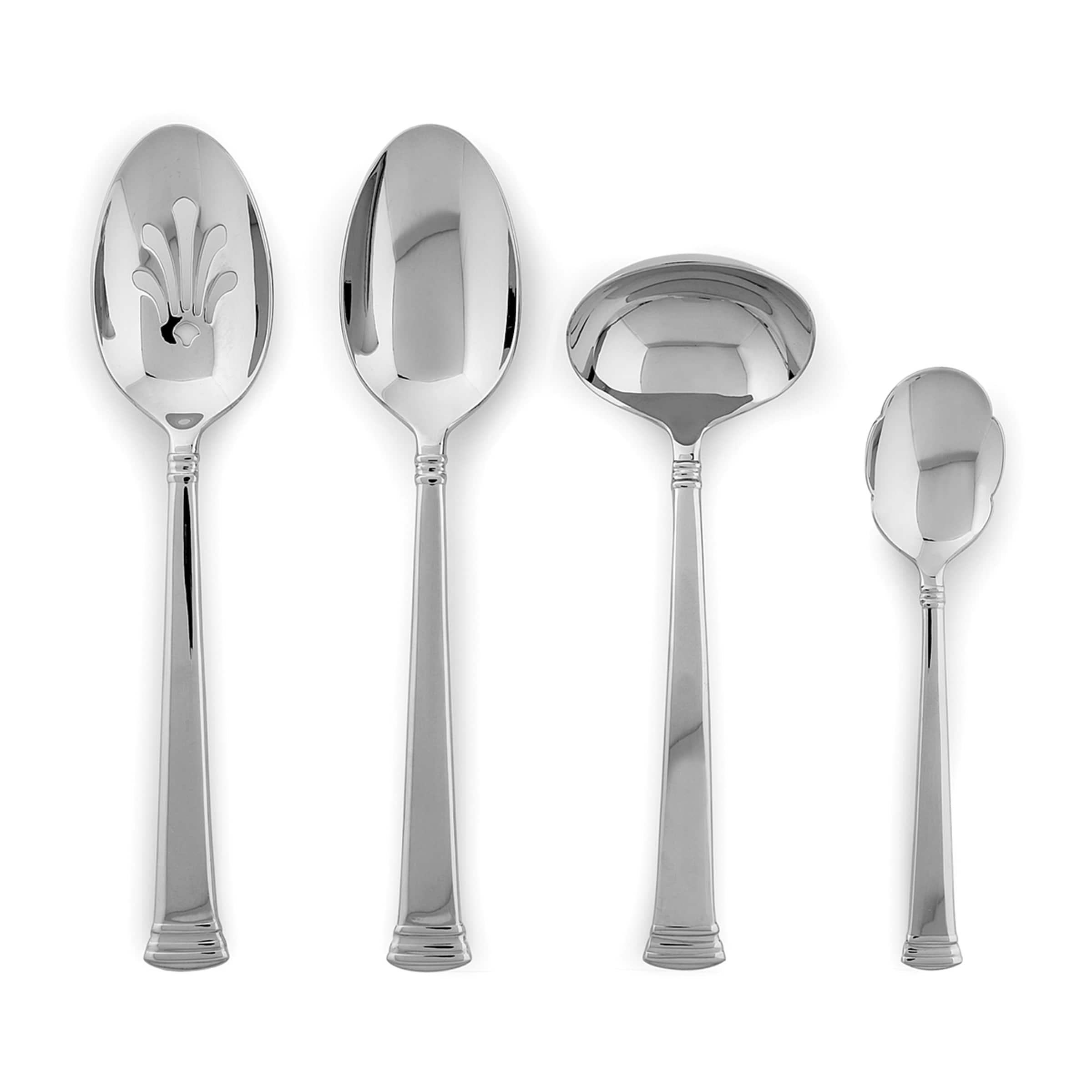 Amazon.com | Lenox Eternal 4-Piece Stainless Flatware Hostess Set
