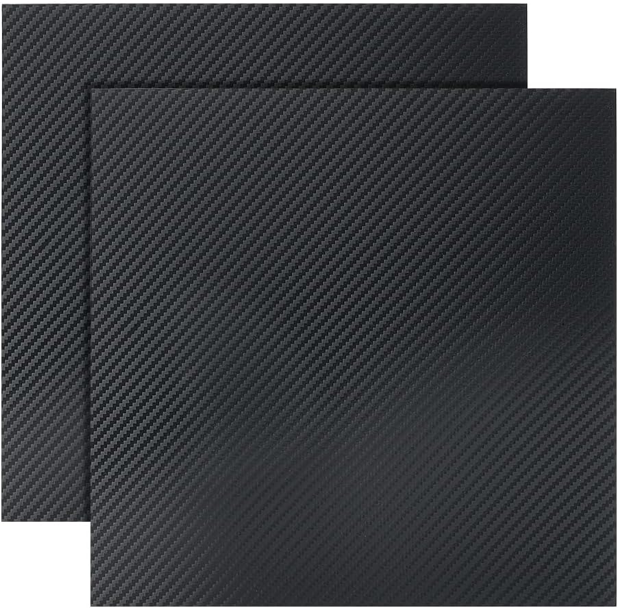 BENECREAT2PCS PVC Thermoform Sheet, 30x30cm Black PVC Thermoplastic Plates Moldable Plastic DIY Materials for Decor, Handcrafts, Cosplay Costume, DIY Projects, 1.5mm Thick