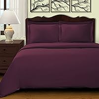 Vista 12 de Juego de cobertor de algodón egipcio, 400 hilos, color sólido, Azul claro, Full/ Queen