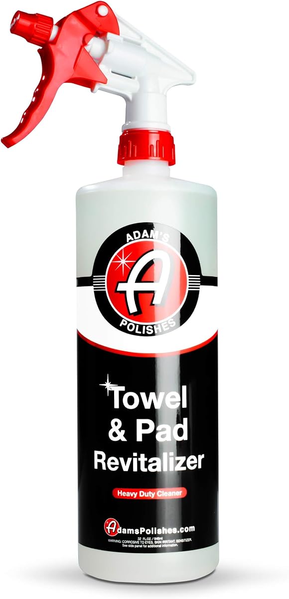Microfiber Towel & Polishing Pad Cleaner HD 32oz - Keep Your Detailing Cloths, Bright & Soft to Ensure a Scratch Free Surface - Tough on Grime, Gentle on Microfiber & Pads