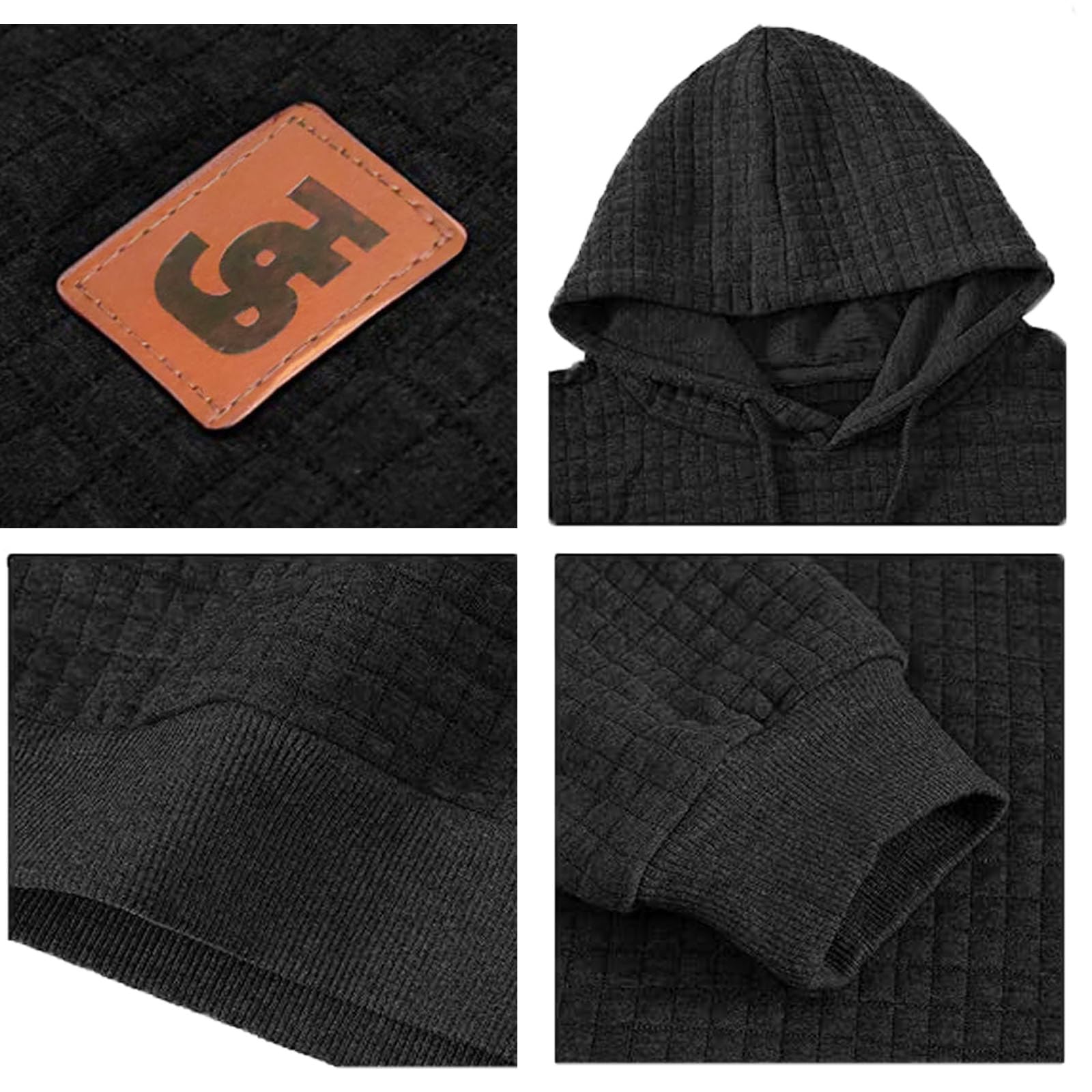 JustSun Sweat à Capuche Homme Pull Homme Sport Hooded Sweatshirts