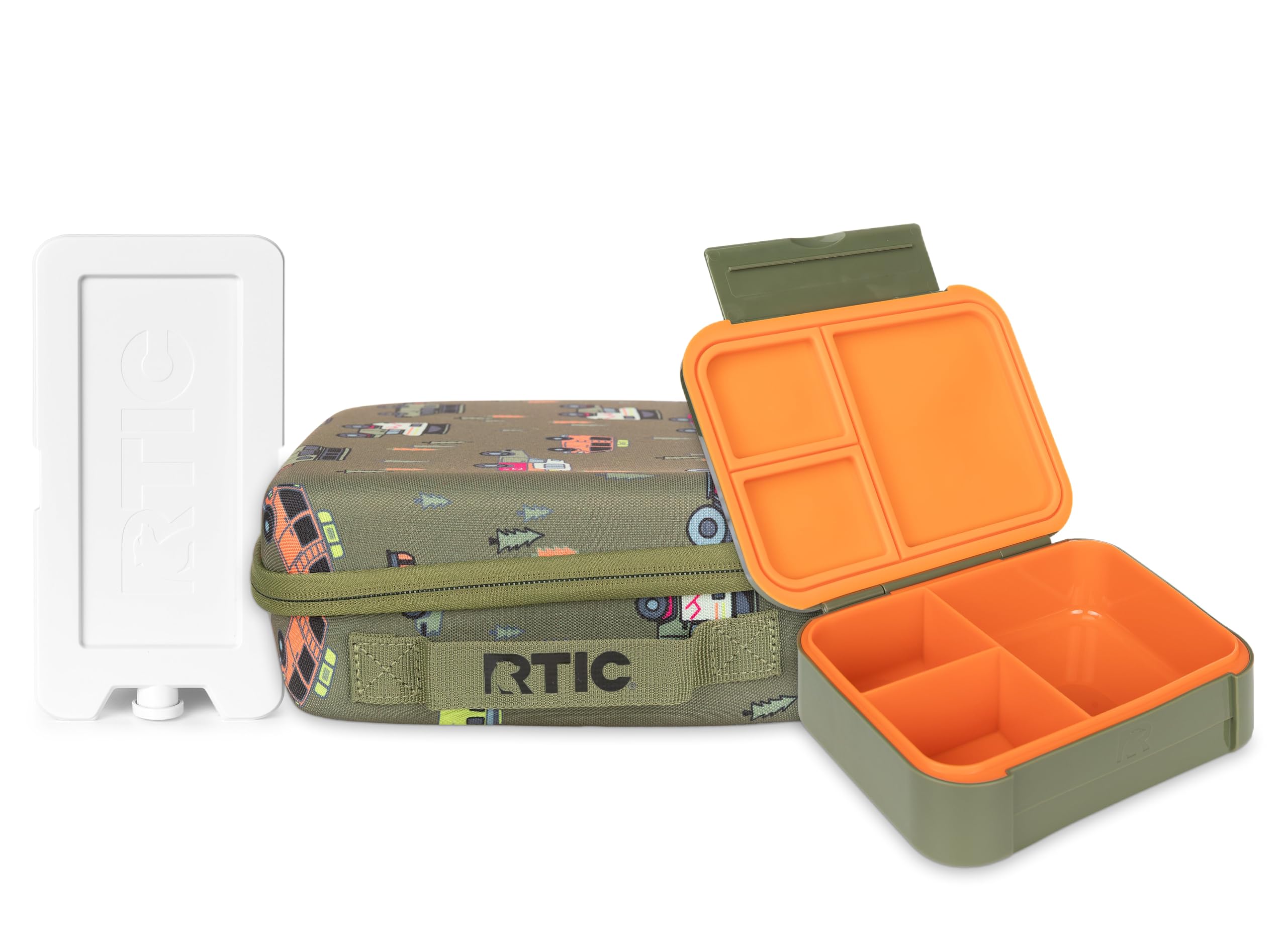 Amazon.com: RTIC Day Packer Lunch Trio Set Happy Camper | Bento