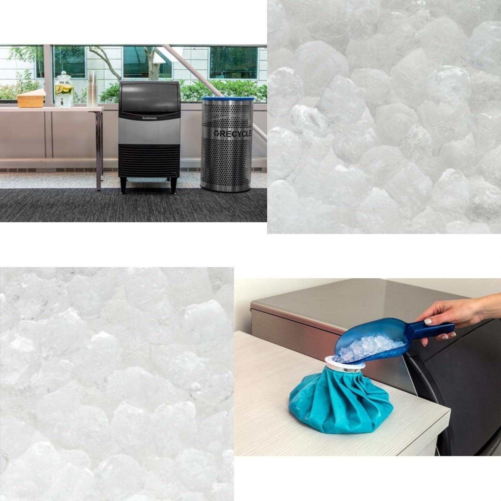 Scotsman Undercounter Nugget Ice 20" Ice Maker - 167 Lb/Day, 57 Lb Storage Bin on Fridge.com - View 6