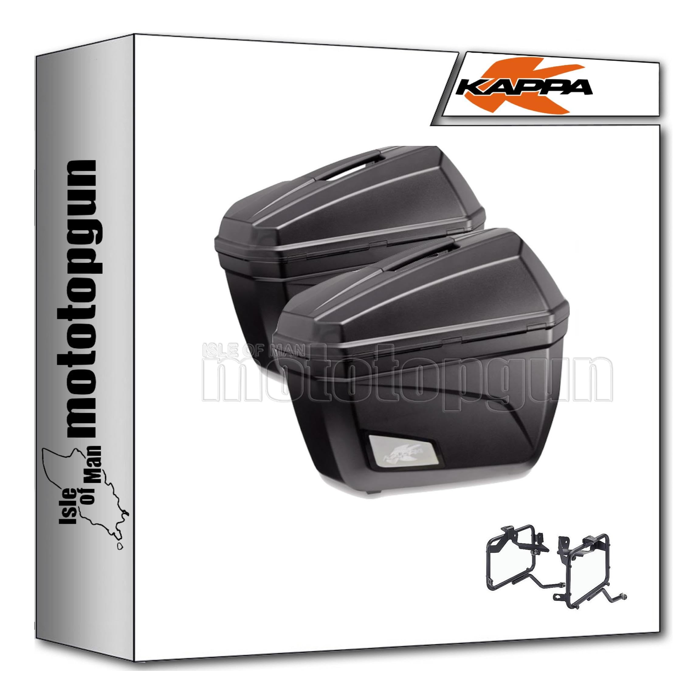 Valises latérales Kappa K22N pour voyager en Suzuki DL 1000 V-Strom