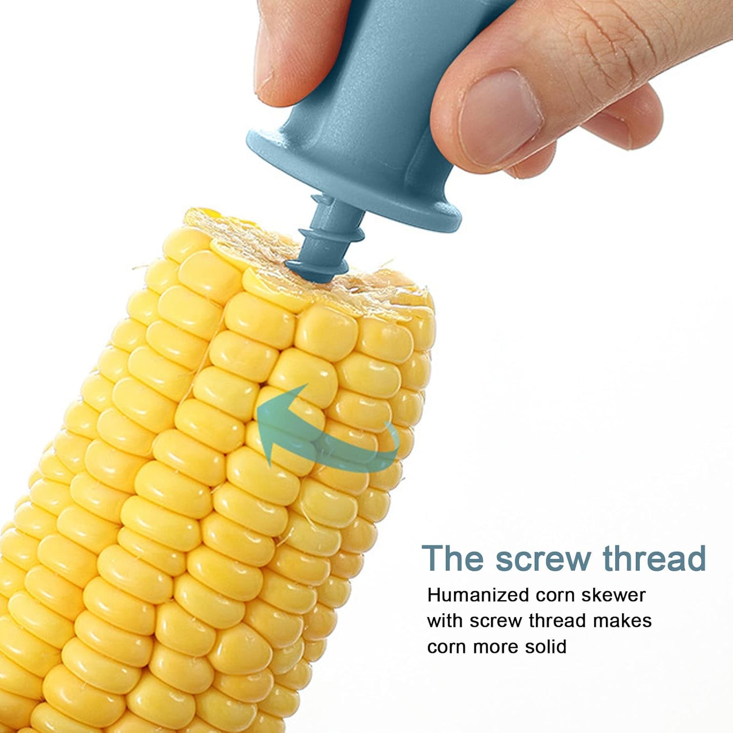 Corn Steamer, Microwave Corn Cooker, Multi Purpose Kitchen Microwave Steamer PP No bpas Microwavable Portable 2 Corn Cobs Steaming Tool for Kitchen Breatfast (Blue), Microwave Corn Cooker, Corn Steam