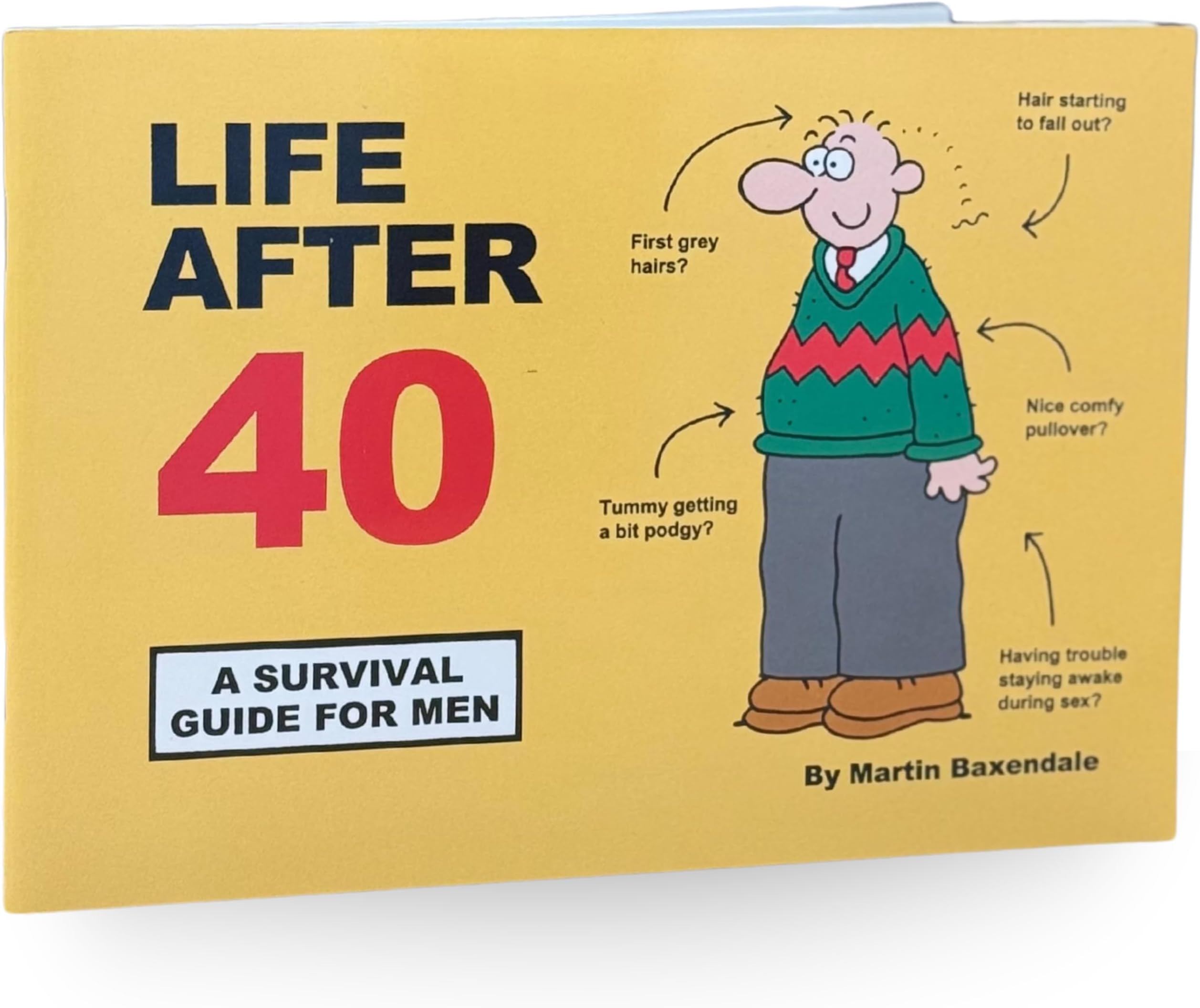Life After 40: A Survival Guide for Men - Funny 40th Birthday Gifts For Men