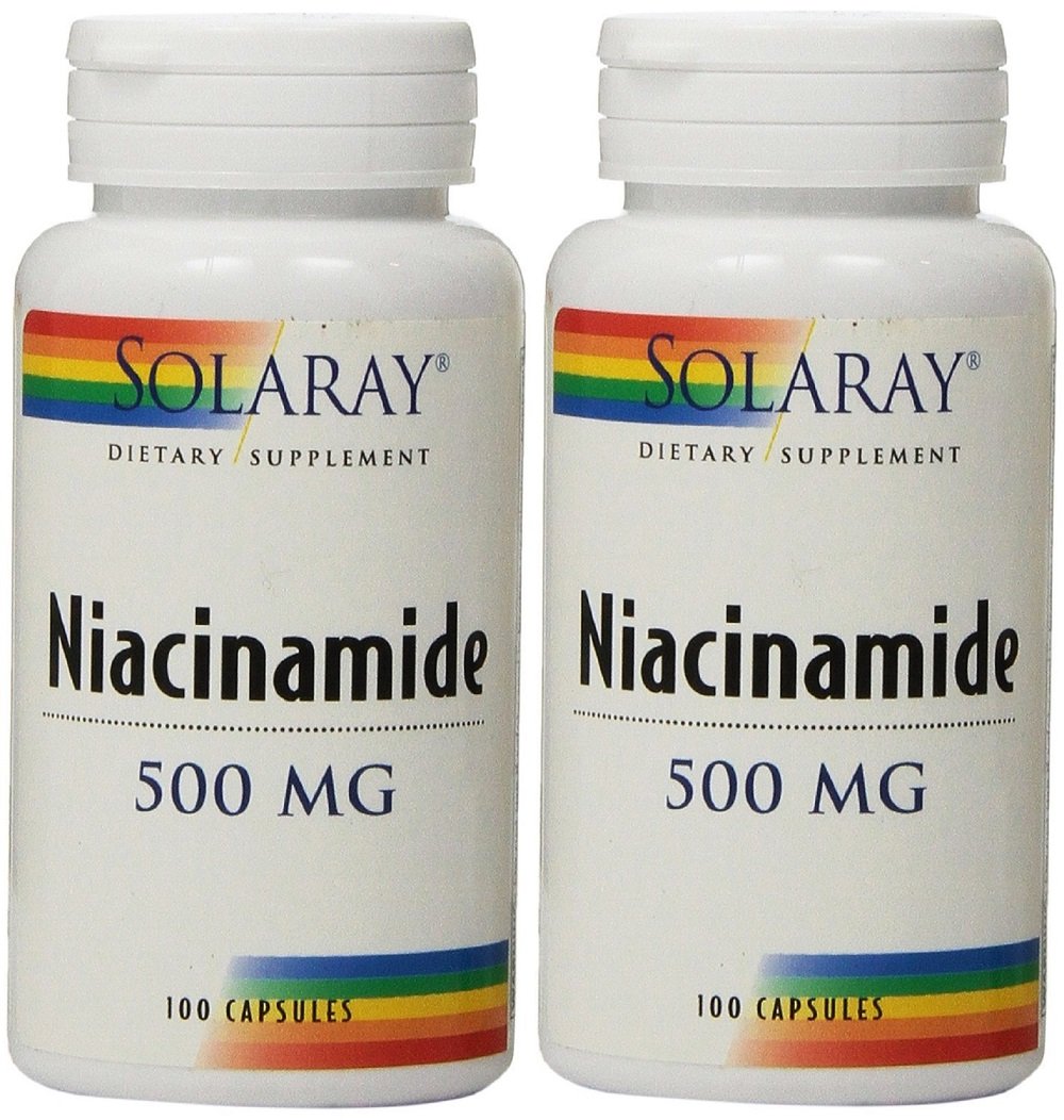 AEE Niacinamide 500mg Solaray 100 VegCaps