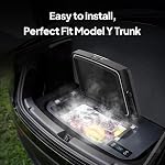 Car Refrigerator for Tesla Model Y 2019~2026, 35QT(33L) Car Fridge 12V Refrigerator for Tesla Model Y Juniper, Portable Freezer Cooler -8℉~50℉ APP Control