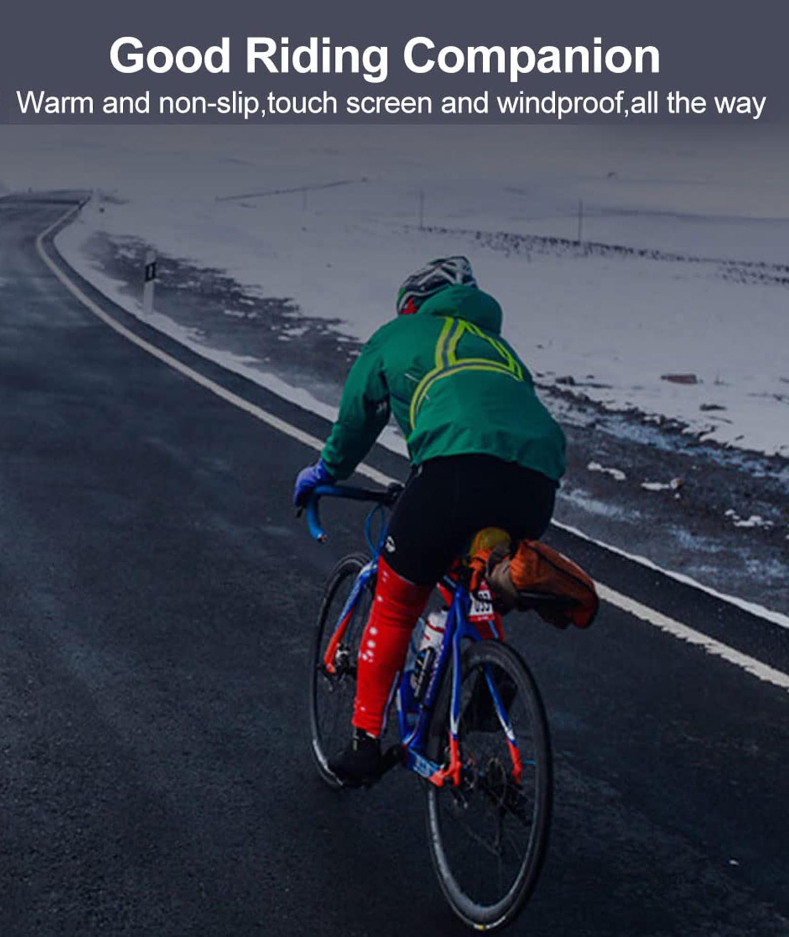 2PCS Black Sun Protection Gloves - Women's Riding Gloves for Bike, UV Protection Summer Cooling 4