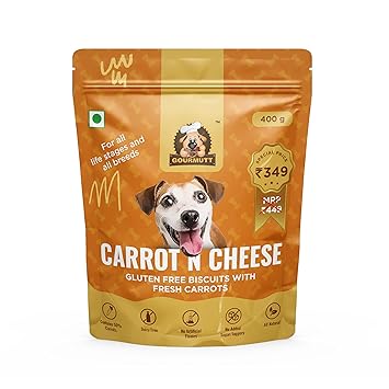 Vegetarian Gluten Free Carrot & Cheese Dog Biscuits (400 g)