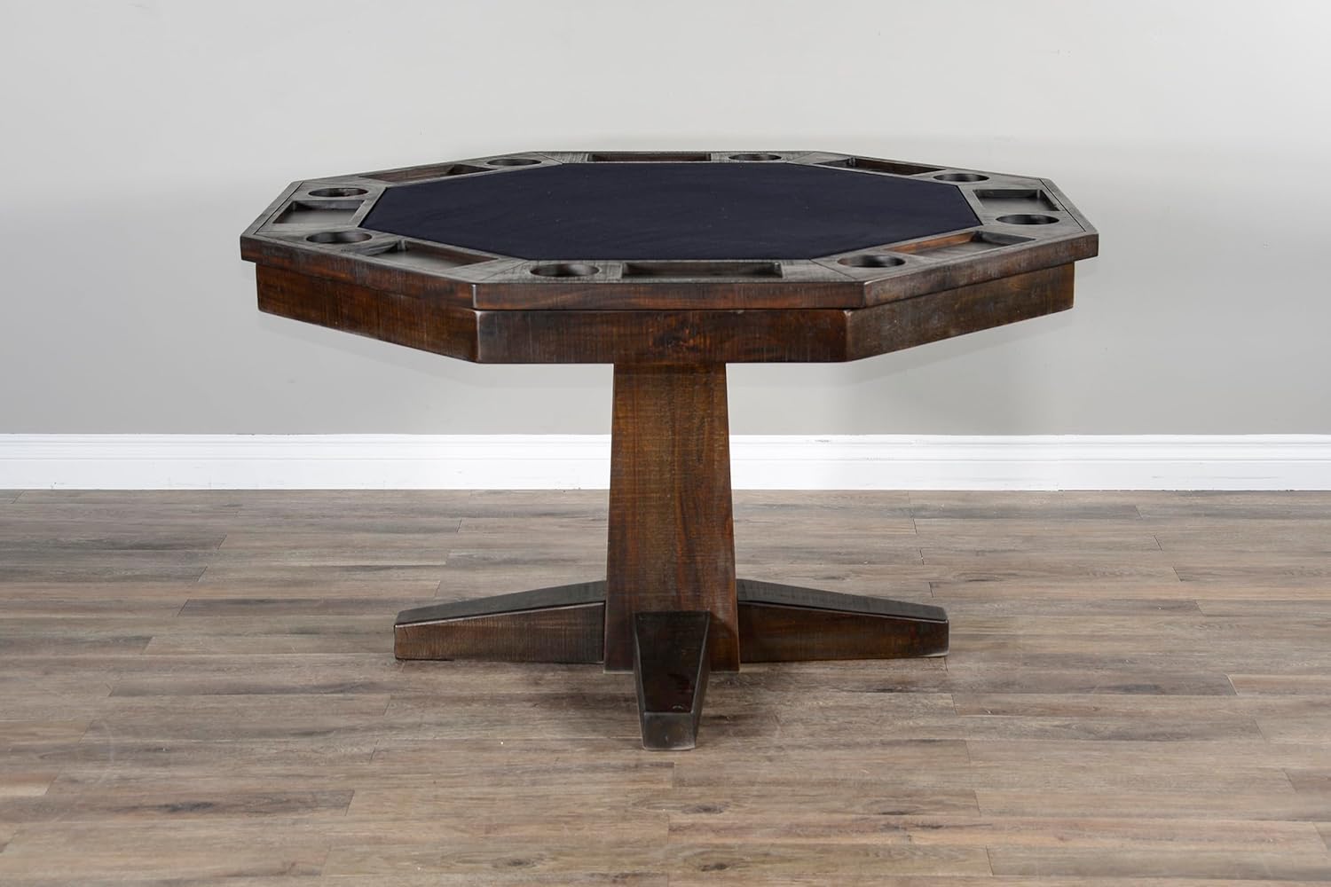Empire USA Blaze Poker Game & Dining Table (Smokehouse Finish Table)