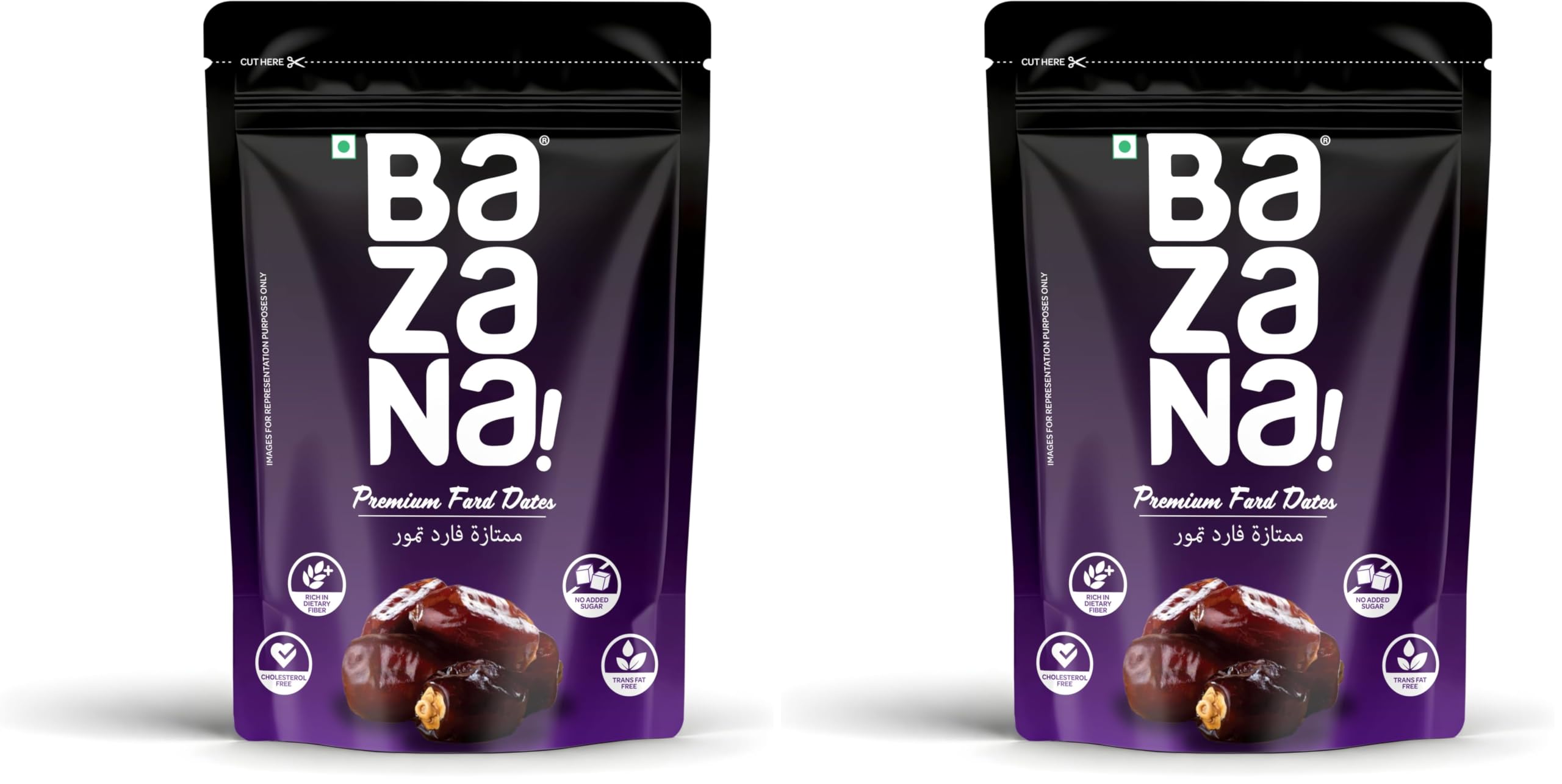 Bazana Premium Fard Dates, 500g | Khajur | Khajoor | Soft And Sweet Dates | Dried Fruit | Healthy Snack (Pack of 2)-image-41