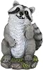 Ebros Bad Bandit Large Standing Cheeky Raccoon Flipping Off The Middle Finger Statue 12.5 Tall Whimsical Wildlife Taxonomy of Raccoons and Rodents Decorative Figurine Home and Garden Decor Sculpture