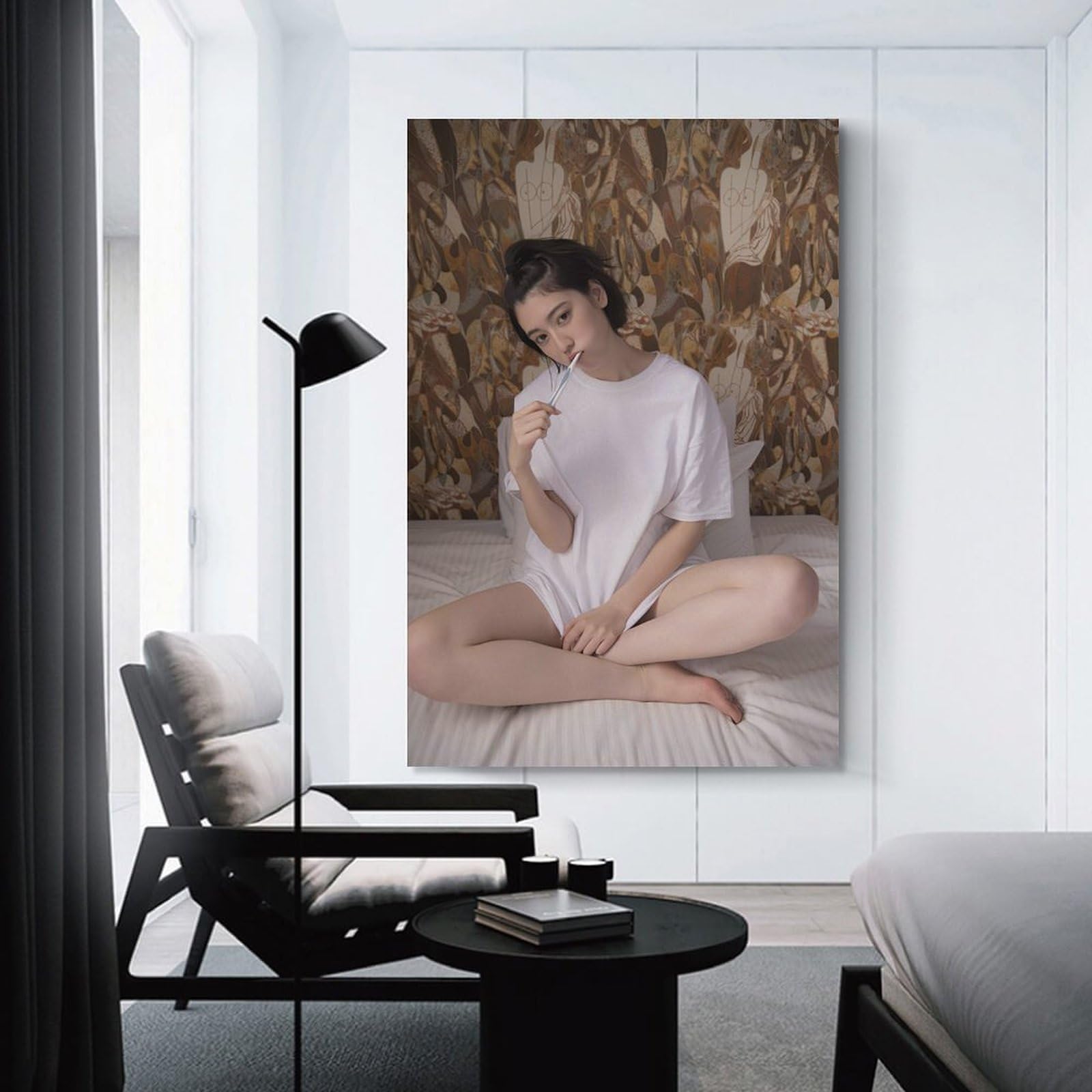 Amazon.co.jp: 三吉彩花有名人の写真のポスター555 キャンバスアート