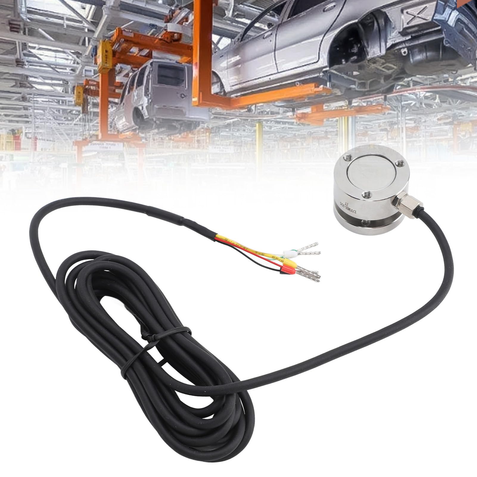 Haofy Sensor de Fuerza de Tensión Sensor de Celda de Carga 2T de Acero Inoxidable con Rendimiento Estable para Pruebas Médicas