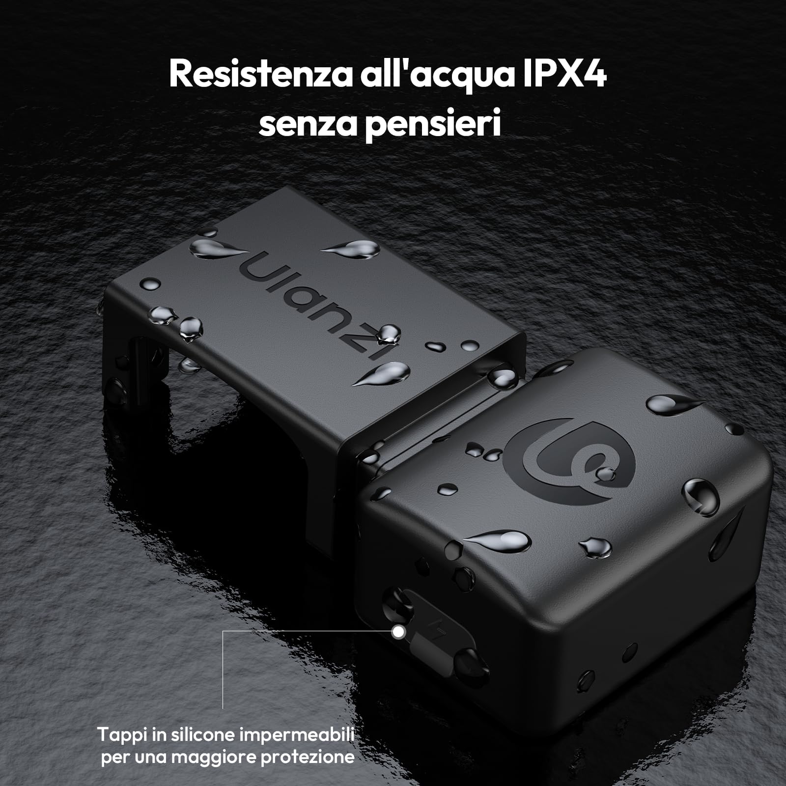 ULANZI LM001 Pocket 3 mini luci led a batteria 5000 mAh, Potenza 2W，Luce led portabile con attaco magnetico, Impermeabile IPX4, Ideale per ripresa notturna del selfi del vlog e della natura morta