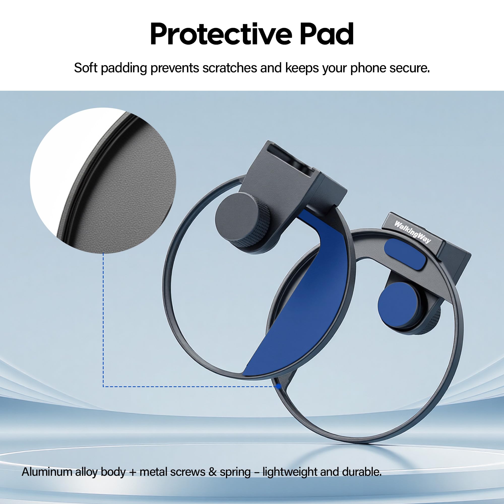 Walking Way Kit Filtro per Telefono 67mm – Clip Obiettivo Universale + Filtro Variabile ND2-32, Riduzione della Luce di 1-5 Stop con Slitta Fredda per Smartphone