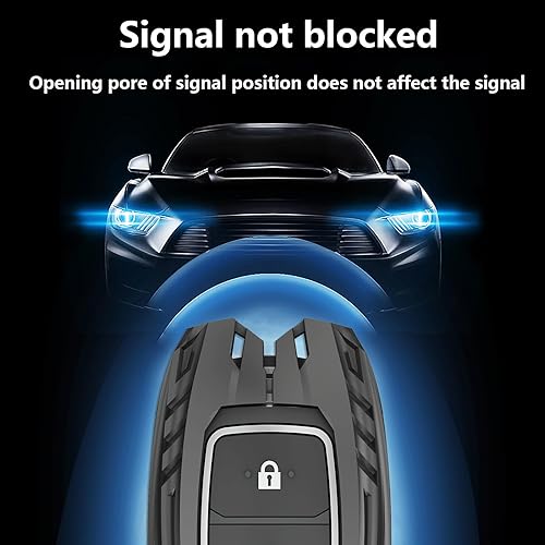 Miniatura 5 de Funda para llavero Hyundai con llavero, elegante y duradera funda de protección de aleación de zinc compatible con llave remota Elantra Palisade