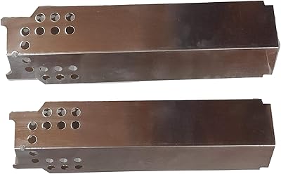 Outdoor Bazaar Set of Two Stainless Steel Replacement Heat Plates for Charbroil Classic 280 2-Burner, G215-0203-W