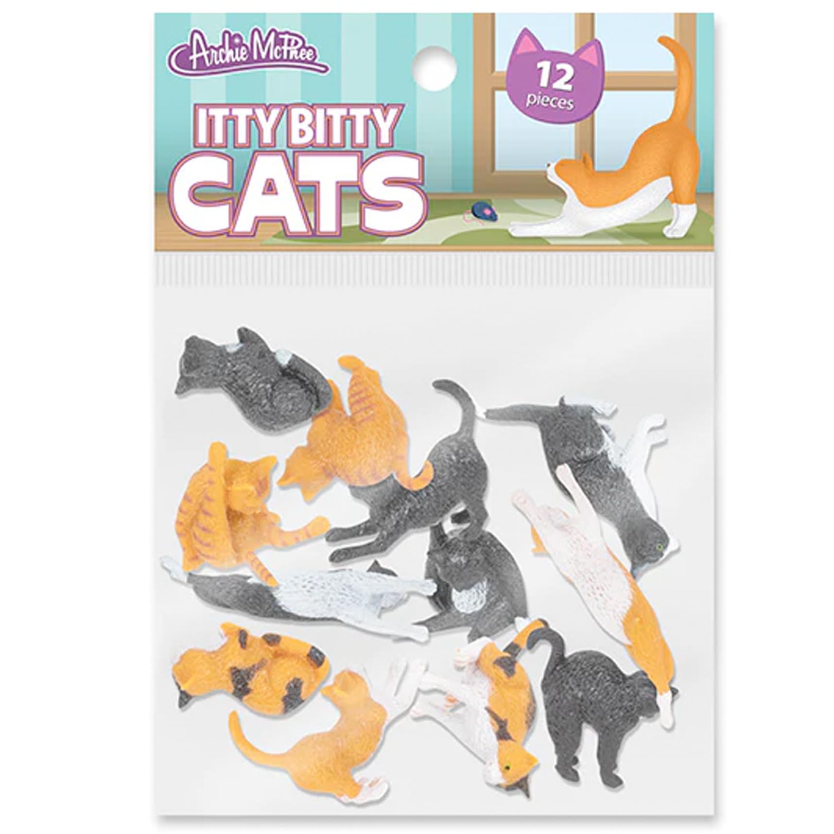 イキャットストア Amazon.com: Accoutrements Archie McPhee Itty Bitty Cats - Tiny