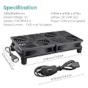 Wathai 240mm Router Cooling Fan for Computer Cooler Small Box 5V USB gallery image