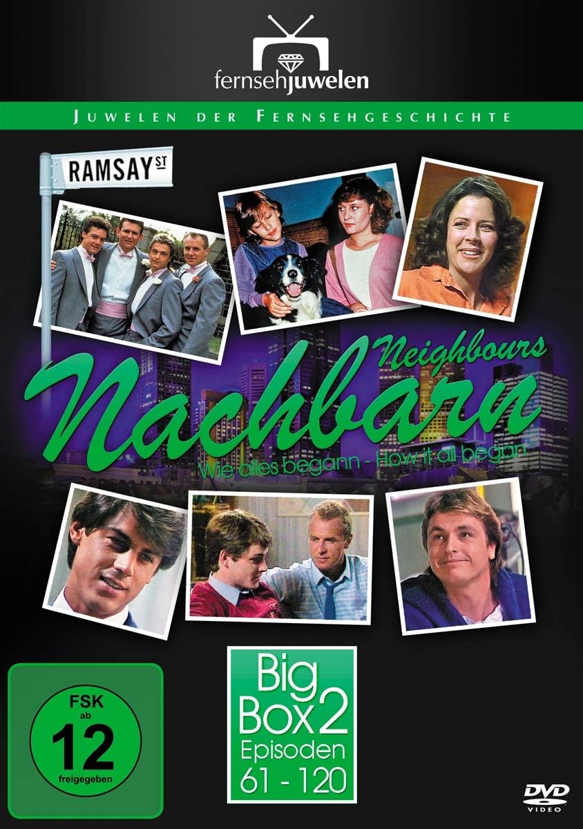 Nachbarn Neighbours Big Box 2 Folge 61-120 Booklet Fernsehjuwelen 8 DVDs