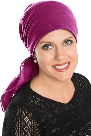 Oversized Solid Cotton Head Scarves for Chemotherapy