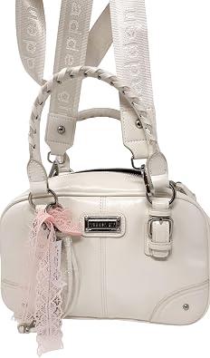 Madden Girl Women's Cream Bowler Crossbody