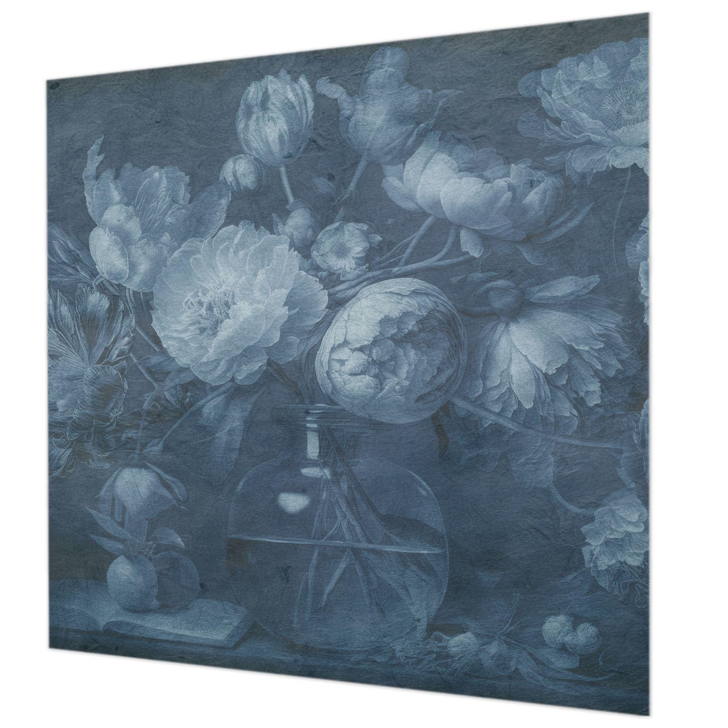 Papier peint intissé floral pour instaurer une ambiance apaisante dans la chambre