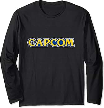 Amazon.co.jp: CAPCOM ロゴ 長袖Tシャツ : ファッション