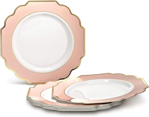 Miniatura 7 de OCCASIONS juego para 25 comensales (200 piezas), 80 comensales (640 piezas), 120 comensales (960 piezas), blanco imperial, 10.5 pulgadas, 7.5