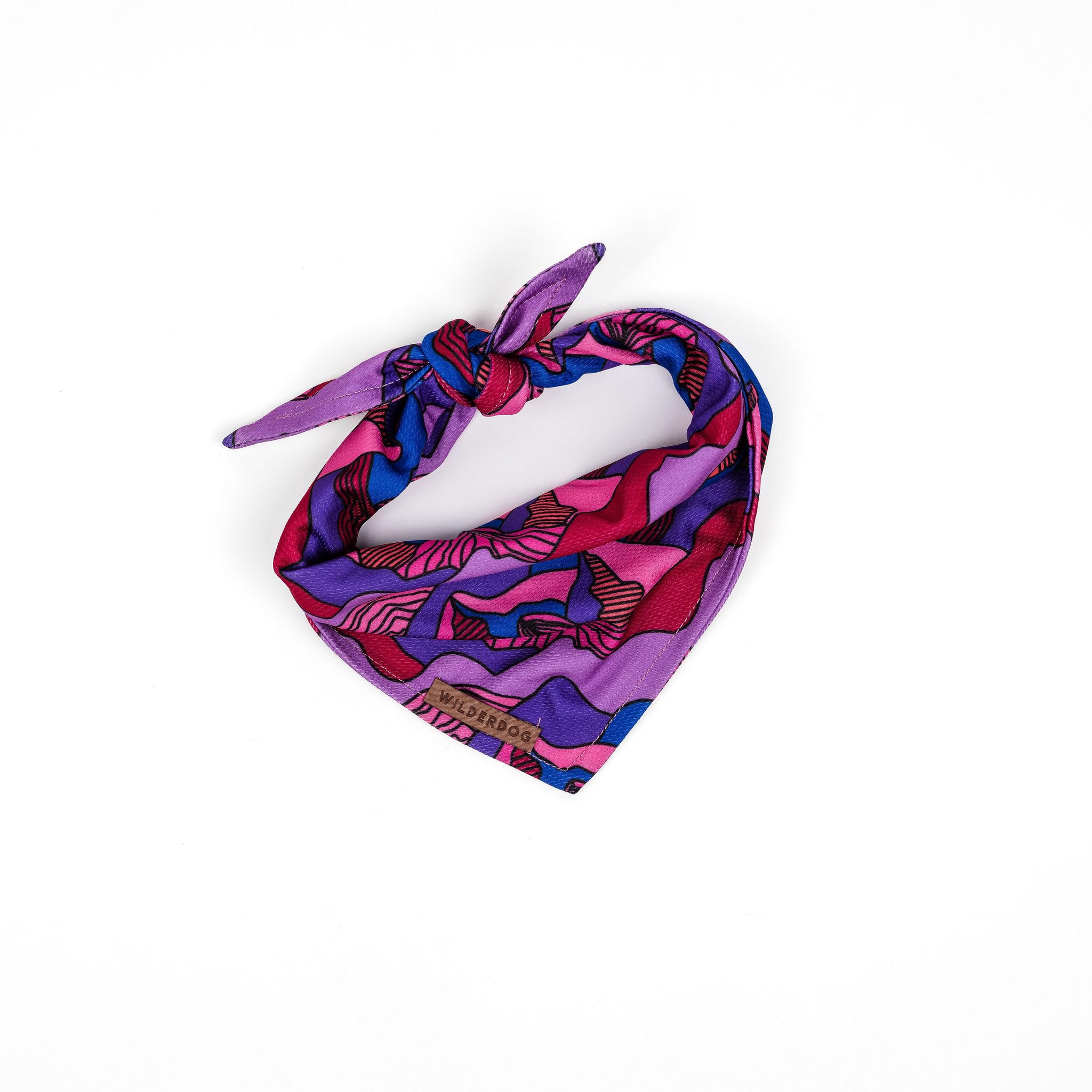 Wilderdog Dog Bandana with Lightweight Quick Drying Poly-Blend Mesh Material in Summit